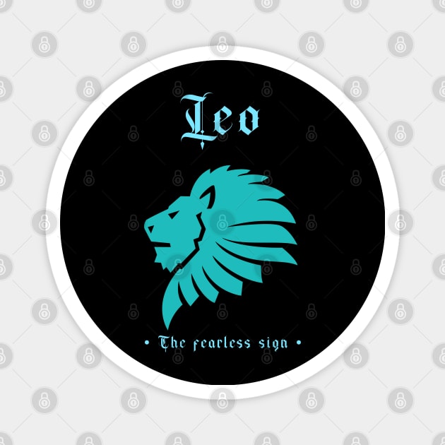 Leo,The fearless Sign Magnet by Boga